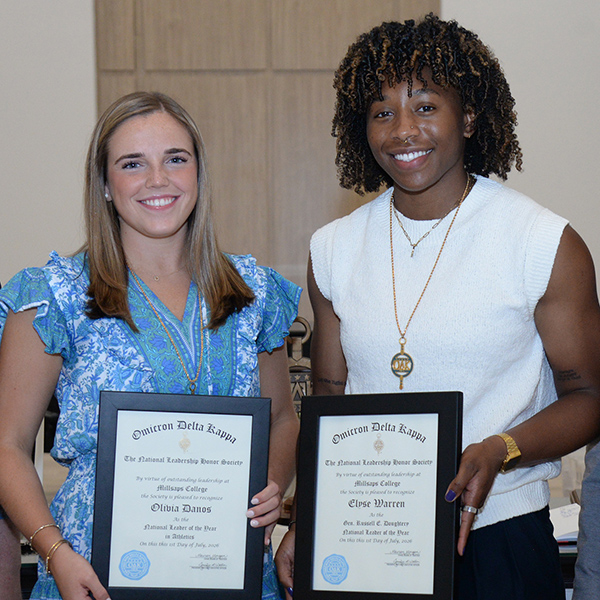 Two Millsaps Students Earn National ODK Leadership Honors